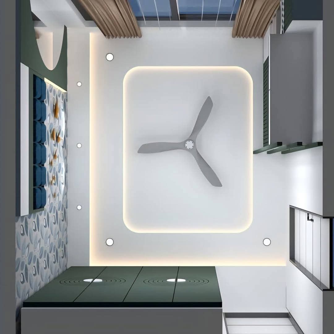 Modern Living Room Ceiling